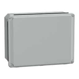 NSYDBN2015 – Metal industrial box – low plain cover – H206xW156xD83 – IP55 – grey RAL 7035