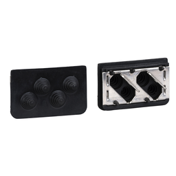 VW3L10100N10 – 4 protective cable sleeves – Ø 3..9 mm – set of 10 – for integrated drives