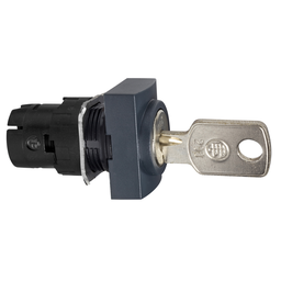ZB6DGB – Head for key selector switch, Harmony XB6, rectangular, 16mm, 2 positions, stay put, 200