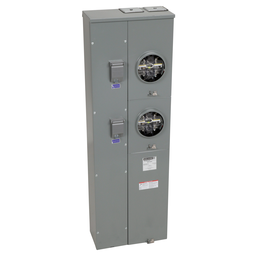 MPL32225 – Meter center, MP Meter-Pak, 2 sockets, lever bypass, jaw release, 5 jaws, 300A bus, 225A max breaker rating, ringless