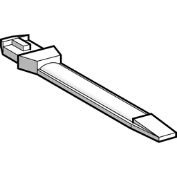 AR1SC03 – Marker tag holder, Linergy TR cable ends, clip-on type, for single conductor cable ends DZ5CA, set of 100