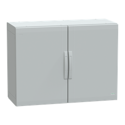 NSYPLA7104G – Floor standing polyester enclosure, Thalassa PLA, plain door, completely sealed, 750x1000x420mm, IP65, IK10