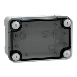 NSYTBS1397T – ABS box IP66 IK07 RAL7035 Int.H125W80D65 Ext.H138W93D72 Transp.cover H20