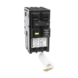HOM245GFI – Mini circuit breaker, Homeline, 45A, 2 pole, 120/240VAC, 10kA AIR, ground fault class A, plug in, UL