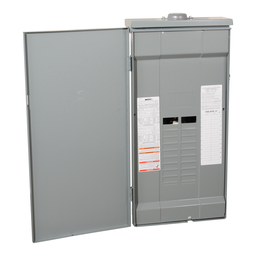 HOM2040L225PRB – Load center, Homeline, 1 phase, 20 spaces, 40 circuits, 225A convertible main lugs, PoN, NEMA3R