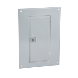 QOC24UF – Replacement cover, QO, for 24 space load center, flush, gray