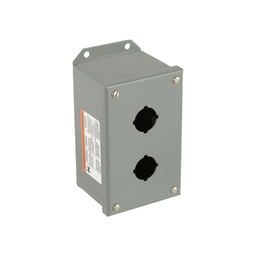 9001KYAF2 – empty enclosure control station, Harmony 9001K, sheet steel, 30mm, 2 cut outs, K SK KX