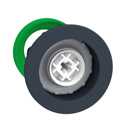 ZB5FA0 – Antimicrobial Flush mounted push button head, Harmony XB5, plastic, without cap, 30mm, spring return