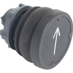 ZB5AC28043 – Head for push button, Harmony XB5, XB4, pushbutton harsh environment, black, with marking