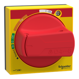 GVAPR54 – Rotary handle,TeSys Deca Frame 2/3,TeSys Ulta,IP54,red handle,with trip indication