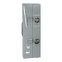 EZML332400 – Branch unit, EZ Meter-Pak, 400A, 2 x 7 jaw sockets, 208Y/120VAC, lever bypass, ringless, 1200A Cu busbar