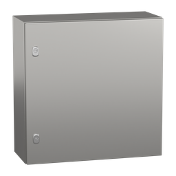 NSYS3X6625 – Wall mounted enclosure, PanelSeT S3X, stainless steel 304L, plain door, 600x600x250mm, IP66