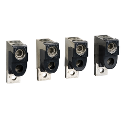 LV429219 – Aluminium bare cable connectors, ComPacT NSX, for 2 cables 50mm² to 120mm², 250A, set of 4 parts