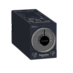 REXL2TMB7 – single function relay, Harmony Timer Relays, 5A, 2CO, 0.1s..100h, on delay, 24V AC