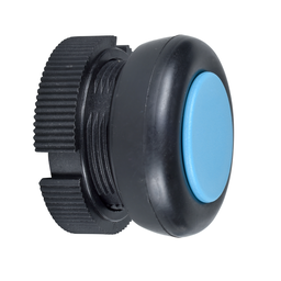 XACA9416 – Head for push button, Harmony XAC, plastic, blue, booted, spring return