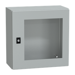 NSYCRN44200T – PanelSeT CRN tspt door w/o mount.plate. H400xW400xD200 IP66 IK08 RAL7035..