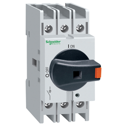 VLS3P016R1 – Disconnect switch, TeSys VLS, body switch, 16A, 10HP at 480VAC, UL508, three phase, 5kA SCCR, size 1, DIN rail mount