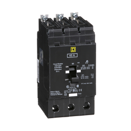 EJB34045 – Mini circuit breaker, E-Frame, 45A, 3 pole, 480Y/277VAC, 100kA max, bolt on
