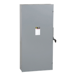 D326N – Safety switch, general duty, fusible, 600A, 3 pole, 150hp, 240VAC, NEMA 1, neutral factory installed