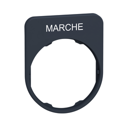 ZBYFP2103 – legend plate with marche marking for flush