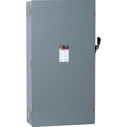 CD225N – Safety switch, general duty, fusible, 400A, 120/240VAC, 2 poles, solid neutral, NEMA 1