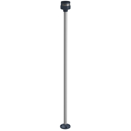 XVUZ800 – Fixing plate with 800mm aluminium pole for modular tower lights, Harmony XVU, black, 60mm