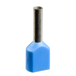 AZ5DE025D – Cable end, Linergy TR cable ends, twin conductor, blue, 2.5mmÂ², for insulated cable, medium size, 5 sets of 50
