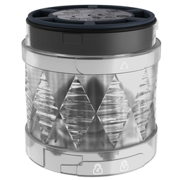 XVUC27 – Modular tower light, Harmony XVU, illuminated LED units, white, 60mm, steady, IP65, 24V AC DC