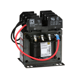 9070TF100D23 – Transformer, Type TF, industrial control, 100 VA, 120/240 VAC primary / 24 VAC secondary, 1 phase, 50/60 Hz, 55 °C rise