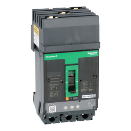 HDA36100U31X – Circuit breaker, PowerPacT H, 100A, 3 pole, 600VAC, 14kA, I-Line, Micrologic 3.2, 80%, ABC