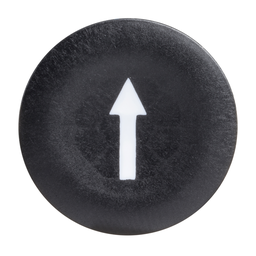 ZBA335 – Push button cap, Harmony XB4, for 22mm push button, plastic, black, marked DOWN ARROW