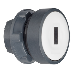 ZB5AA131 – Head for non illuminated push button, Harmony XB5, plastic, flush, white, 22mm, spring return, marked I