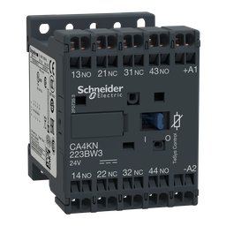 CA4KN223BW3 – Control relay, TeSys K, 2 NO   2 NC, lt or eq to 690V, 24VDC low consumption coil
