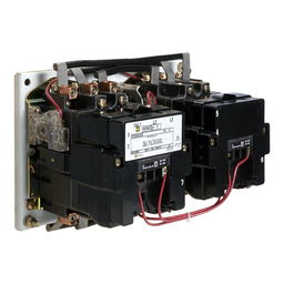 8702SEO2V02S – NEMA Contactor, Type S, reversing, horizontal, Size 3, 90A, 50HP at 575VAC, 3 phase, up to 100kA, 3 pole, 120VAC coil, open style