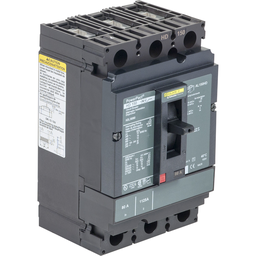 HDL36110C – Circuit breaker, PowerPacT H, 110A, 3 pole, 600VAC, 14kA, lugs, thermal magnetic, 100%