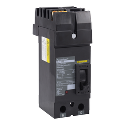 QJA221502 – Circuit breaker, PowerPacT Q, 150A, 2 pole, 240VAC, 100kA, I-Line, thermal magnetic, 80%, AC