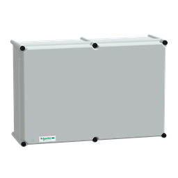 NSYPLSP3654G – PLS box, polyester rear, polyester cover IP66 36x54x18cm