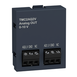 TMC2AQ2V – analogue output cartridge, Modicon M221, 2 analog voltage outputs, IO extension