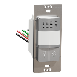 SQR73105GY – Occupancy and humidity sensor, X Series, PIR, single pole, 1 way, gray, matte finish