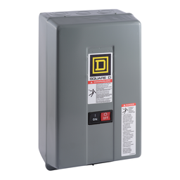 8903LG60V02A12 – 8903L electrically held lighting contactor, 6 P, 6 NO, 30 A, 600 V, 110/120 V 50/60 Hz coil, NEMA 1