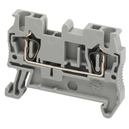 NSYTRR22 – Terminal block, Linergy TR, spring type, feed through, 2 points, 2.5mm², grey