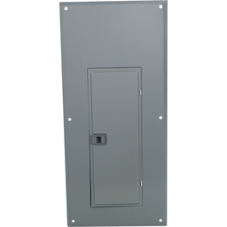 QOC40U125C – Replacement cover, QO, for 40 space load center with 125A mains, combination flush and surface, gray