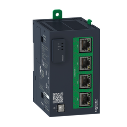 TMSES4 – smart communication module, Modicon M262, Ethernet, 4 RJ45