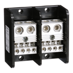 9080LBA265208 – Power distribution block, Linergy, 2 pole, 2 line, 8 load, 760A Cu, 620A Al, 600V