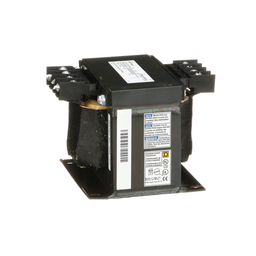 9070T500D66 – Transformer, Type T, industrial control, 500VA, 1 phase, 208/240V primary, 24V secondary, 115C rise