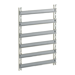 NSYMD108 – Symmetrical mounting chassis (6 rails) for enclosure dimensions H1000xW800mm