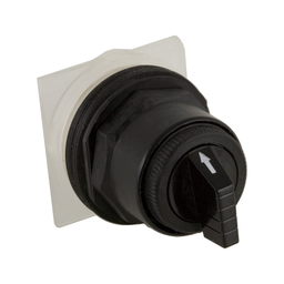 9001SKS42B – Selector switch head, Harmony 9001SK, plastic, standard handle, black, 30mm, 3 positions, stay put