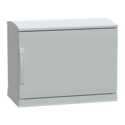 NSYPLAZT574G – Floor standing polyester enclosure, Thalassa PLA, open bottom, ventilated canopy, 500x750x420mm, IP44, IK10