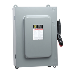 Square D HU461AWK 600 VAC 30 Amp 4-Pole Non-Fusible Heavy Duty Safety Switch