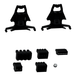 METSEPM53HK – PowerLogic series input connector, ct screws and panel mounting hardware PM53xx